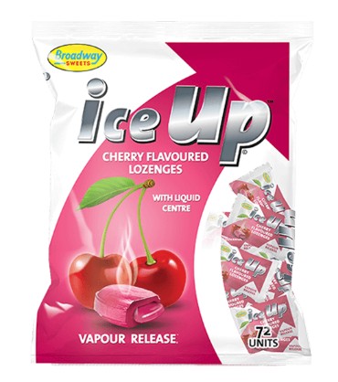 Ice Up Candy Lozenges - Cherry 72